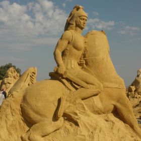 Festival of sand figures in Burgas