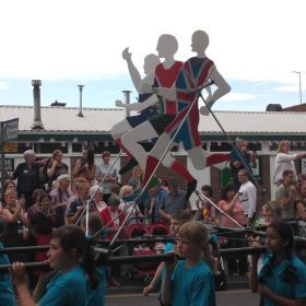 Olympic torch in Sleaford
