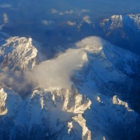 Swiss Alps - Aerial View