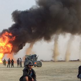 Burning Man 2014 Fire