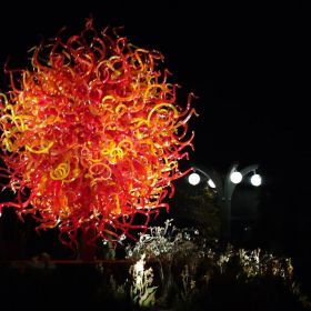 Chihuly at Night in 3D - Denver Botanic Gardens