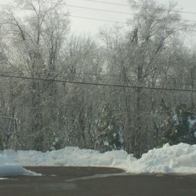 Snow in Hatfield, PA