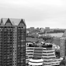 View from Laurenstoren Rotterdam 3d