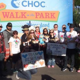 Disney Brides & Grooms - CHOC Walk - Disneyland 10/11/15